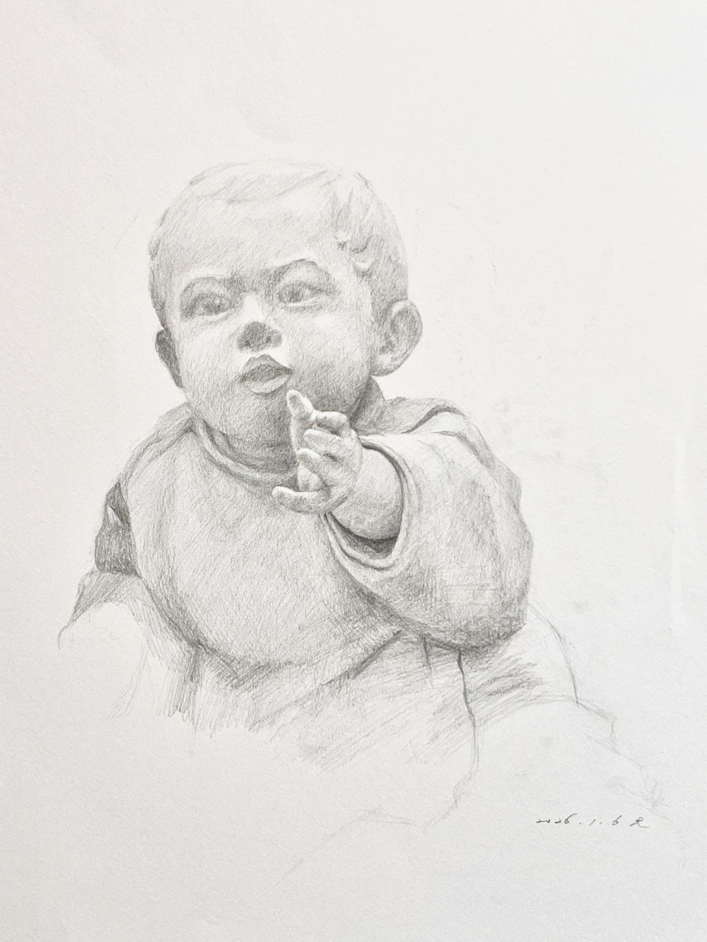 平櫛田中美術館にてデッサン